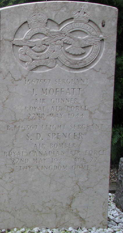Sgt John Moffat<br/><br /><br />died May 22nd, 1944